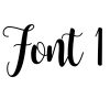 Font 1