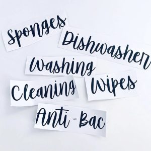 Personalised Vinyl Labels - Pack of 10