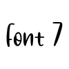 Font 7
