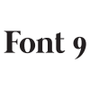 Font 9