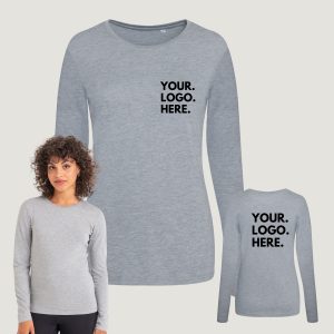 Women's Branded Long Sleeve Tshirt with Your Logo
