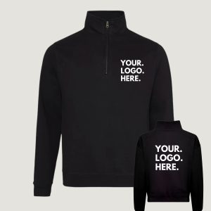 Branded 1/4 Zip Sweatshirt with Your Logo