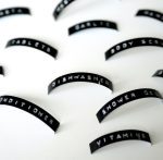 Black Embossed Labels