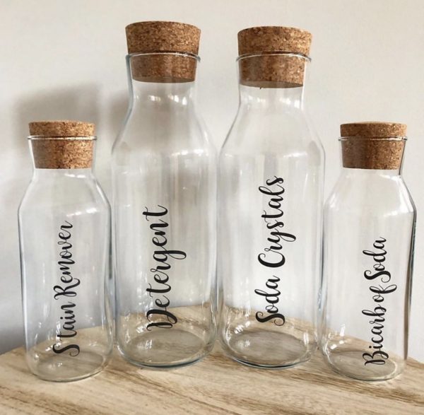 500ml Glass Bottle with Cork Stopper