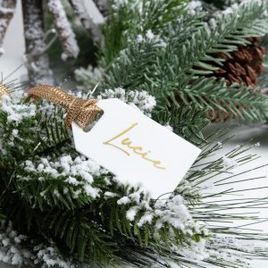 Personalised White Gift Tag