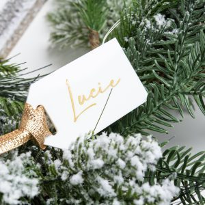 Personalised White Gift Tag