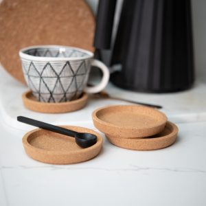 Set of 4 Cork Trays