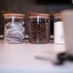 Tea Coffee Sugar Glass Jars with Pull Tab 750ml