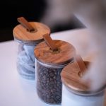 Tea Coffee Sugar Glass Jars with Pull Tab 750ml