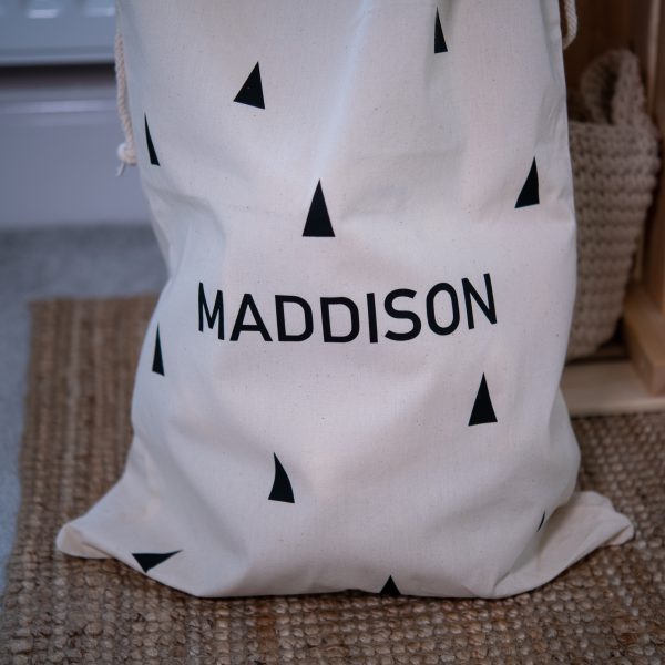 Personalised Scandi Drawstring Toy Bag