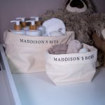 Set of 2 Personalised Storage 'Bits & Bob's' Bags