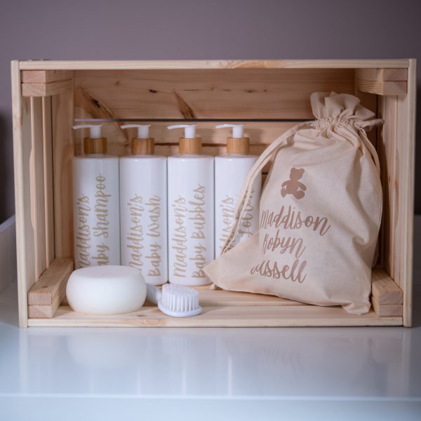 Personalised Baby Bottles Gift set