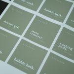 Individual Sage Waterproof Vinyl Label 60mm x 60mm