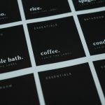 Individual Black Waterproof Vinyl Label 60mm x 60mm